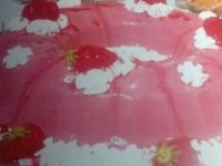 Γλυκό με ζελέ φράουλα και&nbsp;γιαούρτι