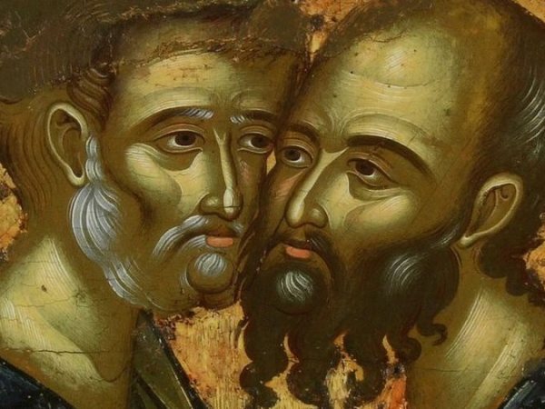 Οι άγιοι ένδοξοι και πρωτοκορυφαίοι Απόστολοι Πέτρος και&nbsp;Παύλος
