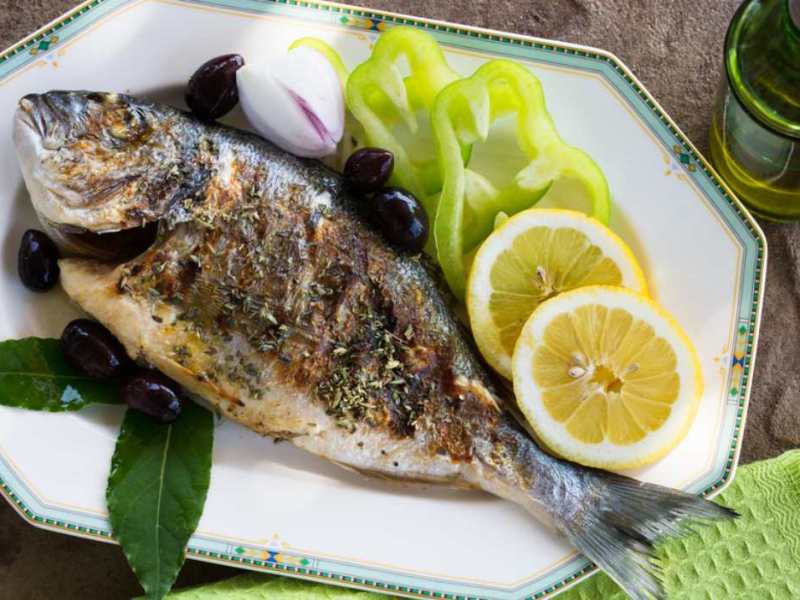 Το ψήσιμο του&nbsp;ψαριού…