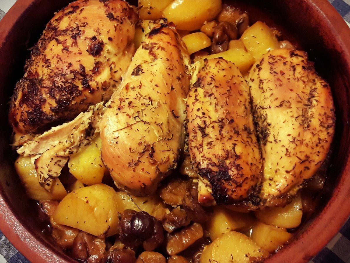 Κοτόπουλο με κάστανα