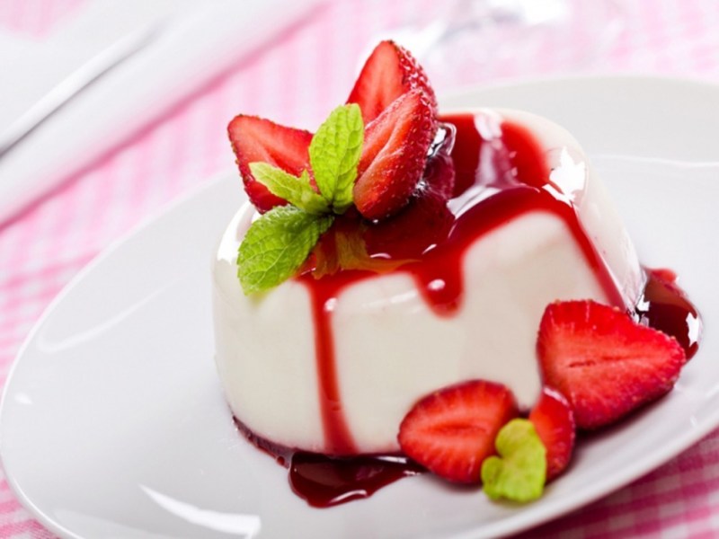 Πανακότα φράουλα!